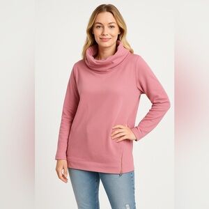 ⭐️Xersion Womens Cowl Neck Long Sleeve Sweatshirt size XL